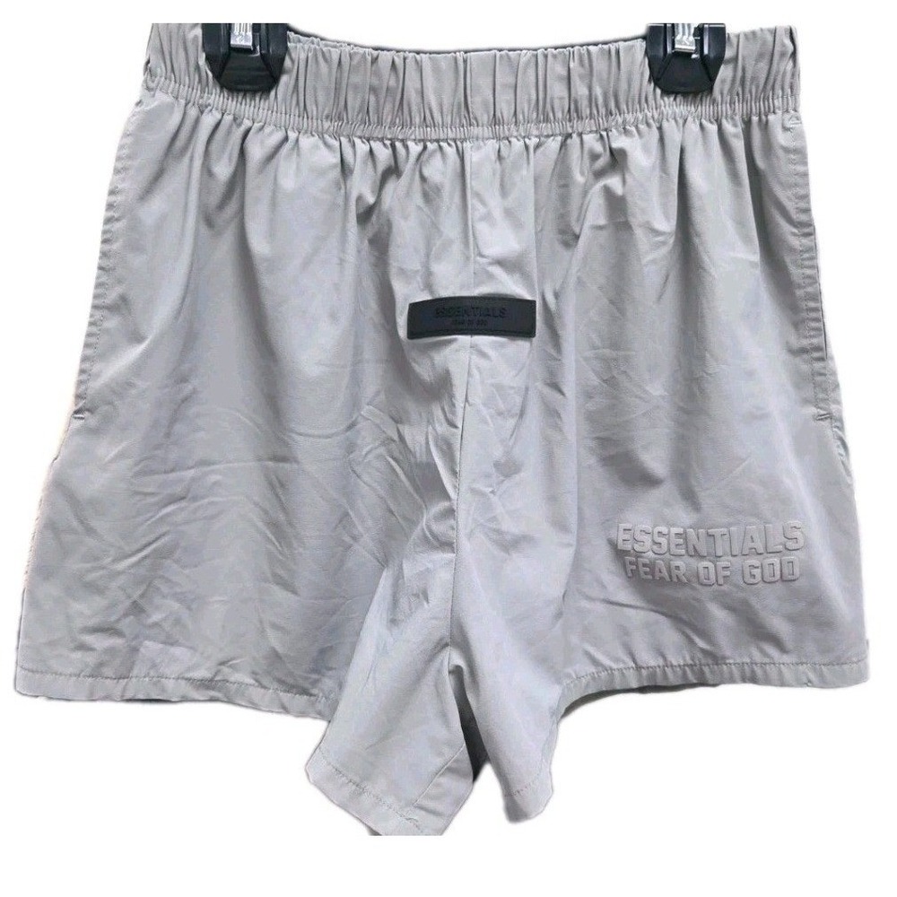 Fear of God Essentials Volley Shorts Light Grey XS Mens FOG Streetwear